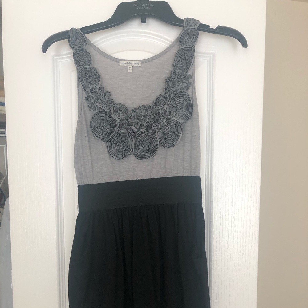 FINAL-Charlotte Russe Black & Grey Dress